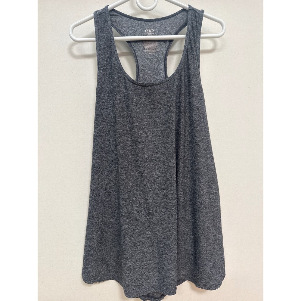 Athletic Works Womens XXL Gray Heather DriWorks Racerback Active Tank Top